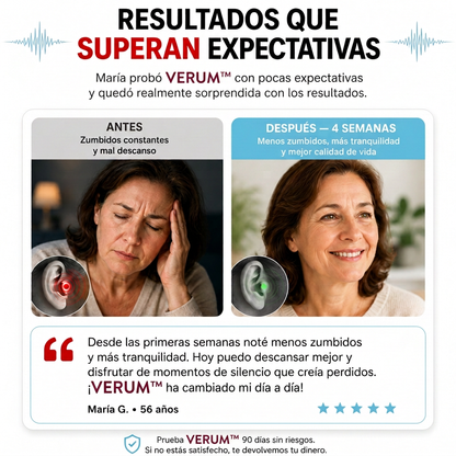 Verum™ – Silencia Tú Zumbido. Recupera tu Vida